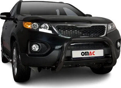 Immagine prodotto di Barra di protezione paraurti anteriore per Kia Sorento 2010-2012 con ABE acciaio nero