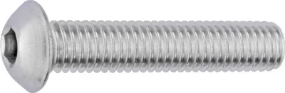 Produktbild von Connex Gewindeschrauben M8 x 60 mm Sechskant Linsenkopf - 2 Stück Edelstahl