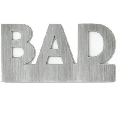 Produktbild von Türschild Toilettenschild WC-Schild "BAD"