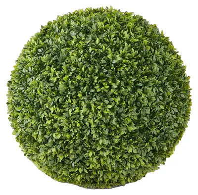 Produktbild von VEVOR Künstliche Buchsbaum-Bäume, 40 cm hoch (2 Stück), Kugelförmige Kunstpflanzen, Ganzjährig grüne Dekobälle für Garten, Balkon, Hochzeit und Wohnkultur