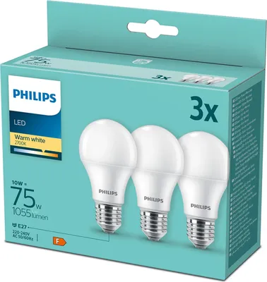 Immagine prodotto di Philips by Signify Philips 8718699775544 Lampadina LED Bianco caldo 2700 K 10 W E27 F