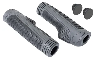 Produktbild von Fahrradgriffe Gel AGR Ergo 5 130 mm 22,2 mm  schwarz / grau