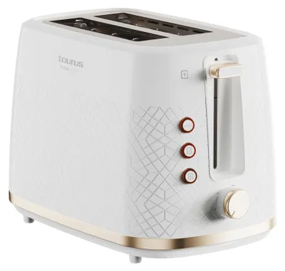 Zdjęcie produktu dla Taurus TO800P, 2 kaw., Biały, Przyciski, Obrotowy, 800 W, 140 mm, 360 mm