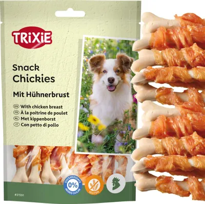 Produktbild von Hundeleckerlis Chickies Trixie PREMIO Hähnchenbrustwürfel 100g