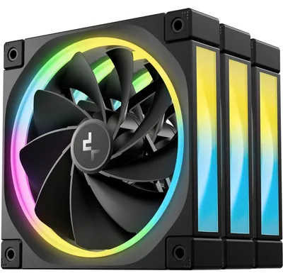 Obrázok produktu pre DeepCool FL12R-3 IN 1, Ventilátor, 12 cm, 500 ot/min, 2150 ot/min, 93,45 m³/h, Čierna