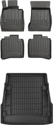 Produktbild von FROGUM Gummimatten Auto Fußmatten + Kofferraummatte für Mercedes S W222 4Matic