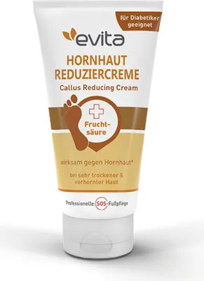 Produktbild von evita Hornhaut Reduziercreme mit Fruchtsäure 75 ml