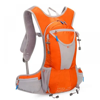 Produktbild von Trinkrucksack, ultraleichter, wasserdichter Fahrradrucksack zum Skifahren, Laufen, Wandern, Radfahren, verstellbarer, gepolsterter Schultergurt auf der Brust