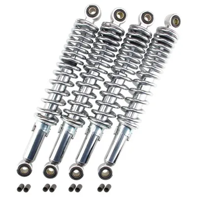 Zdjęcie produktu dla Zestaw amortyzatorów standard chrom 310 mm + 310 mm dla Simson Schwalbe KR51 Star