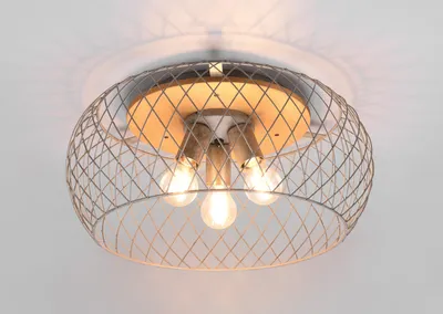 Produktbild von Deckenleuchte Gitte Schirm Silber antik Ø 50cm