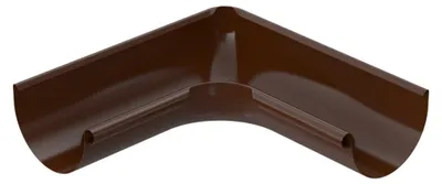 Obrázek produktu pro BRYZA Roh žlabu vnitřní pozinkovaný Ø 150 mm, Hnědá RAL 8017