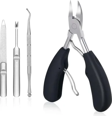 Image de Pince à ongles en métal pour ongles forts poignée ergonomique