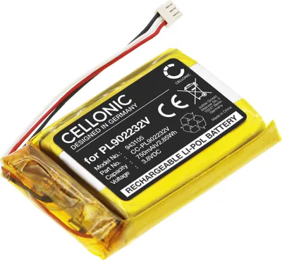 Produktbild von CELLONIC Akku für Headset Kompatibel mit Jabra Elite 85t, PL902232V - (750mAh, 3.8V)