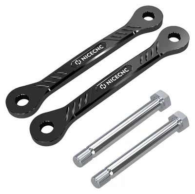 Produktbild von Absenkungslink-Kit, langlebiges Aluminium, einfache Installation, Schwarz