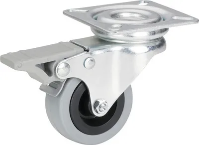 Obrázek produktu pro Nábytkové kolečko Tarrox Ø 50 mm otočné s brzdou a max. nosností 45 kg