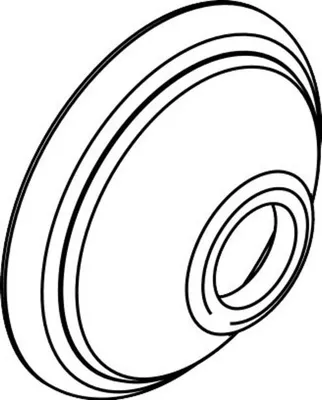 Produktbild von hansgrohe Rosette Axor Montreux Wannenarmatur/ Brausenarmatur Aufputz chrom