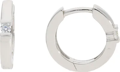 Produktbild von Creolen Weißgold 333 Zirkonia JL10-06-0051 JuwelmaLux