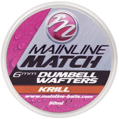 Obrázok produktu pre Nástrahy Mainline Match Dumbell Wafters Red Krill 6 mm