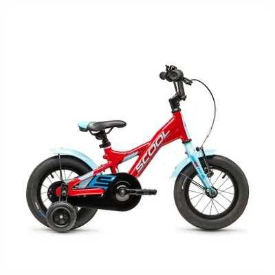 Produktbild von 12 Zoll Kinderfahrrad, 1-Gang, Kinderfahrrad, S’COOL XXlite, ab 2 Jahre, ca. 85–100 cm, Rot/Hellblau