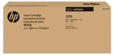 Obrázok produktu pre Samsung Čierna originálna tonerová kazeta s vysokou výťažnosťou MLT-D309L, Čierna, 1 kusov