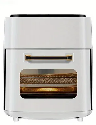 Image de Friteuse à air - Friteuse à air chaud - 15 litres - Sans PFAS - Écran numérique - Sans huile - Noir