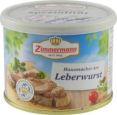 Produktbild von Hausmacher Leberwurst von Zimmermann (200 g)