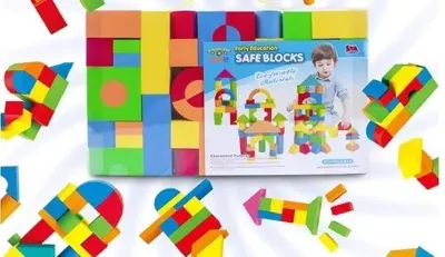 Produktbild von Schaumstoffbausteine, 76 Stück