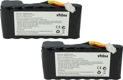 Produktbild von vhbw 2x Akku kompatibel mit Husqvarna Automower 320, 435X AWD, 430X bis BJ 2019/2020, 420 bis BJ 2019/2020, 330X Rasenroboter (6800mAh 18V Li-Ion)