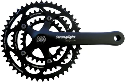 Produktbild von Stronglight Kurbelgarnitur 3F IMPACT 170 mm schwarz 28/38/48