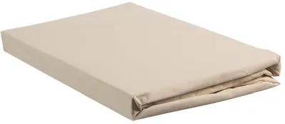 Produktbild von Beddinghouse Perkal-Topper Spannbettlaken  Farbe Natural Größe 90 x 200 cm