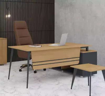 Image de Table de bureau Bureau d'angle Meubles de bureau design bois