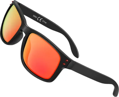 Immagine prodotto di J&W Occhiali da sole sportivi da uomo Dëshirana Red Glass Taglia unica
