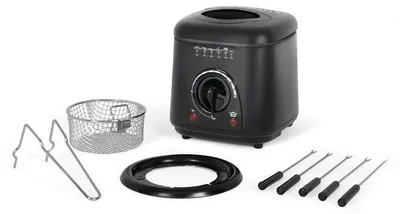 Productafbeelding van Friteuse en fondue 2-in-1 ONLI ON1019N, 1 liter, met instelbare thermostaat, antiaanbakbebak