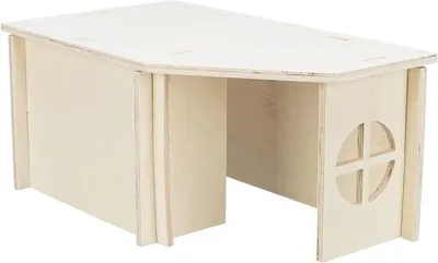 Image de Clapier pour cochons d'Inde et lapins nains 42 x 18 x 26 cm
