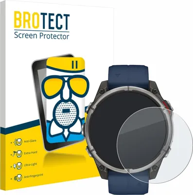 Produktbild von BROTECT Entspiegelungs Schutzglas für Garmin quatix 8 (47 mm) Schutzfolie Panzer Folie Glas Display Schutz matt