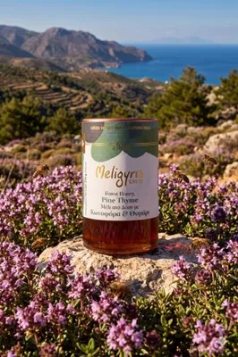Produktbild von Meligyris Honig 450 g aus Kreta Pinien-Thymian Natürlich