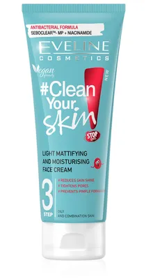 Produktbild von Eveline Cosmetics Clean Your Skin Mattifying Cream 75ml