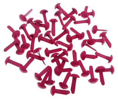 Produktbild von 100 Stück Mini-Brads in verschiedenen Pastellfarben, rund, für Scrapbooking, Bastelarbeiten, Stempeln und DIY-Projekte, zufällige Farben