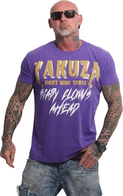 Obrázok produktu pre Pánske tričko Yakuza Scary Clowns Regular, Prism Violet, XXL