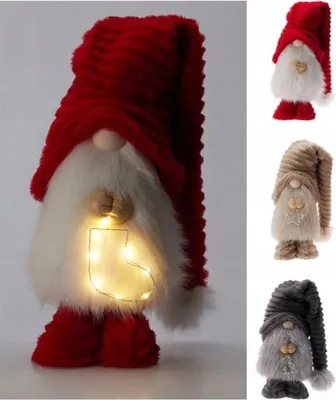 Immagine prodotto di Gnomo di Natale LED 65 cm con illuminazione 3 colori