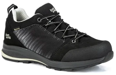 Productafbeelding van Hanwag dames wandelschoen Klarsby Low Bunion GTX, zwart/lichtblauw, maat 39.5