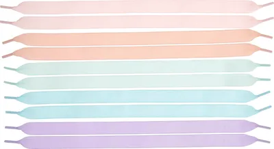 Zdjęcie produktu dla Rico Design itoshii Opaski z taśmy rypsowej Zestaw 10 sztuk Szerokość 16 mm Długość 330 mm Pastelowe kolory