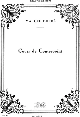 Produktbild von Cours de contrepoint