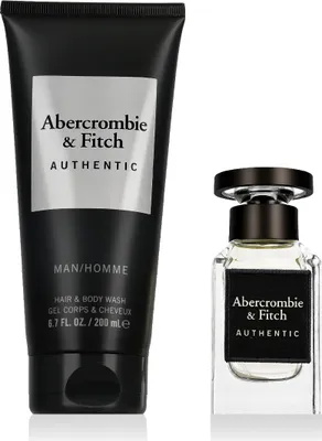 Produktbild von Abercrombie & Fitch Authentic Man EDT 50 ml + SG für Haut und Haar 200 ml (man)