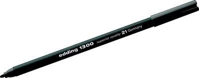 Produktbild von Fasermaler edding 1300 color pen dunkelgrau Packung mit 5 Stück