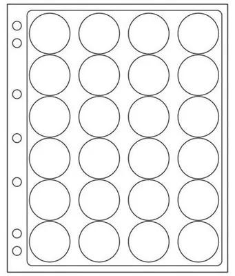 Produktbild von Kunststoffhüllen ENCAP, für 24 Münzen mit einem InnenØ von 36 bis 37 mm
