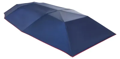 Zdjęcie produktu dla Automatyczny parasol samochodowy - półautomatyczny, osłona przeciwsłoneczna o wymiarach 4,2 m - montaż na dachu - wodoodporny - składany i przenośny - wykonany z włókna szklanego i tkaniny Oxford - kolor granatowy