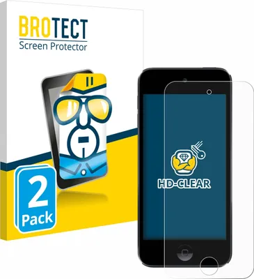 Produktbild von 2x Für Apple iPod Touch (Gen.5/6/7) Schutzfolie BROTECT Displayschutz Display Schutz Folie Klar Transparent