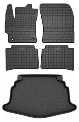 Immagine prodotto di Tappetini gomma SolidPRO + bagagliaio per Toyota Corolla XII E21 2019- 5 pezzi