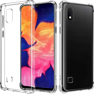 Produktbild von Hülle für Samsung Galaxy A10 - Stoßfeste Transparent Handyhülle Kratzfest Schutzhülle Ultra Dünn Phonillico®